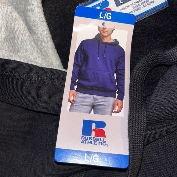 RUSSELL ATHLETIC Men's
Draswtring Fleece Hoodie
BLACK Large - Picture 9 of 10